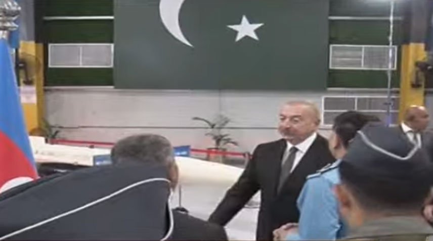 آذربائیجان کے صدرکا ایروسپیس سائنس اینڈ ٹیکنالوجی پارک راولپنڈی کا دورہ