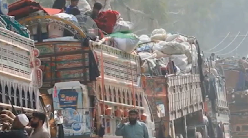 پاکستان میں غیرقانونی طورپر مقیم افغان باشندوں کی وطن واپسی کا سلسلہ جاری