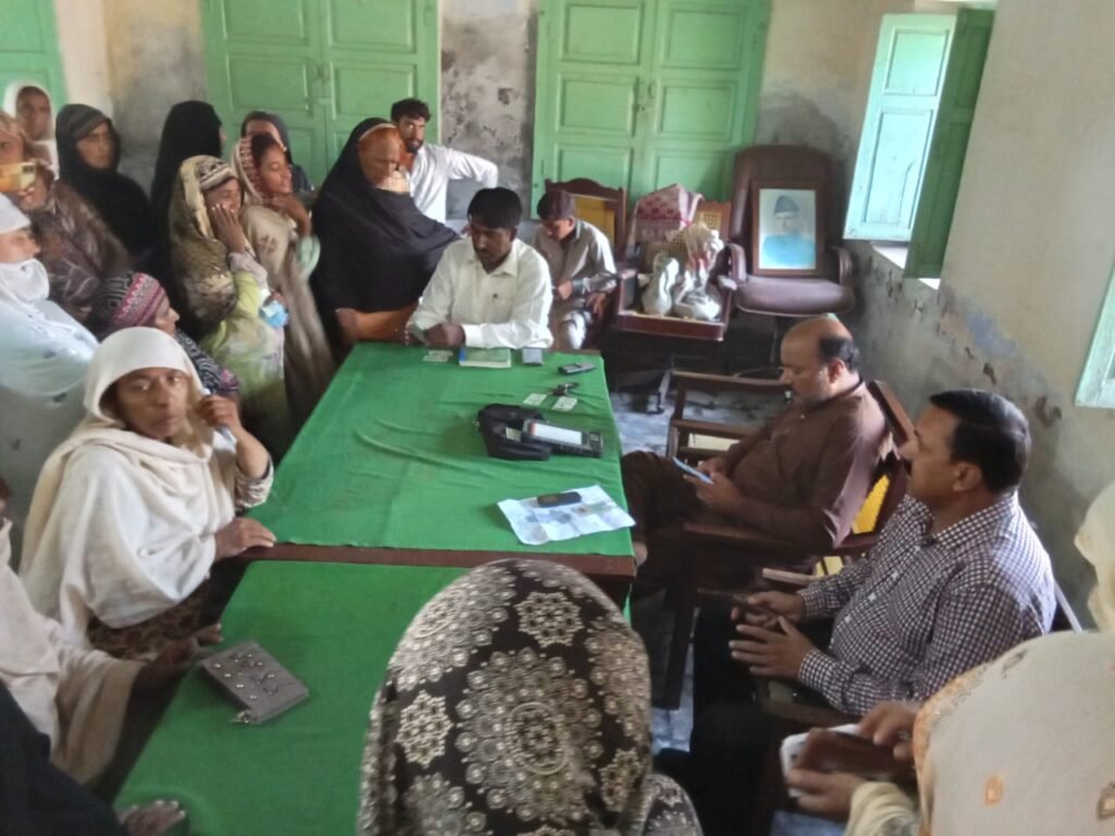مستحق خواتین اور بچوں کے تعلیمی وظائف کےلئے حویلی بہادرشاہ میں کیمپ کا انعقاد