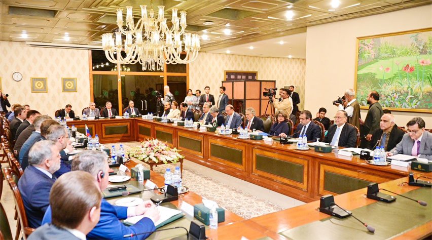 پاکستان اور روس کامختلف شعبوں میں تعاون بڑھانے پر اتفاق