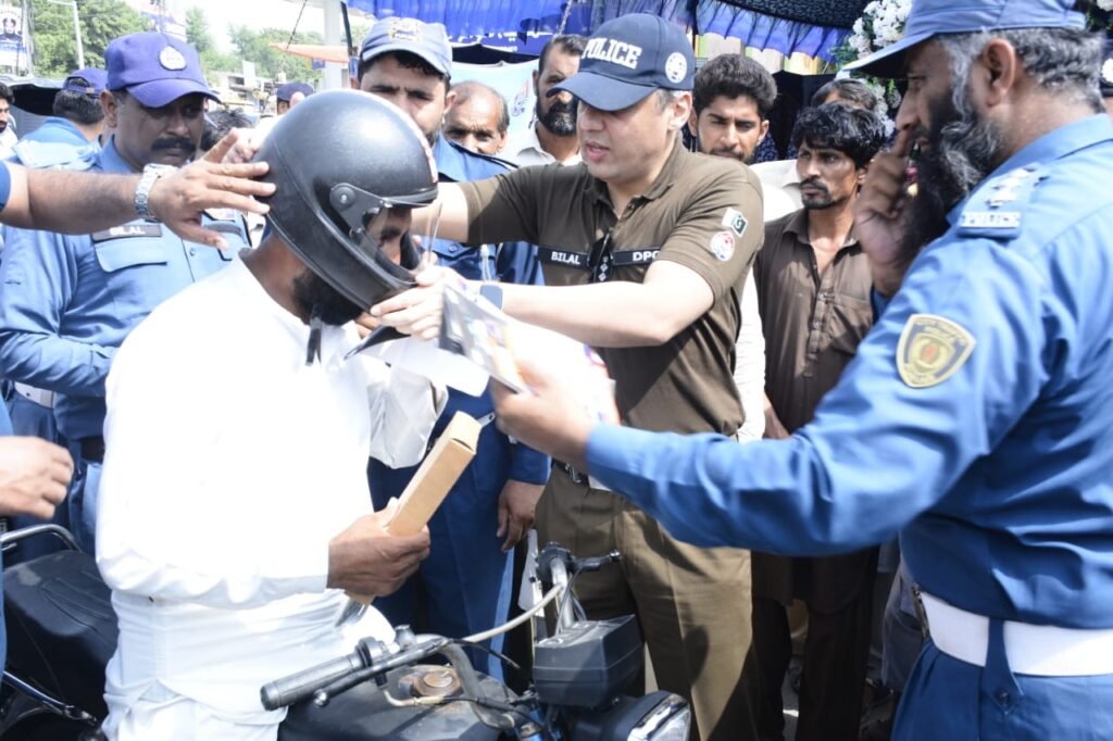 ڈی پی او کیپٹن (ر) بلال افتخار کیانی کا روڈ سیفٹی پروگرام کے تحت آگاہی مہم کا آغاز
