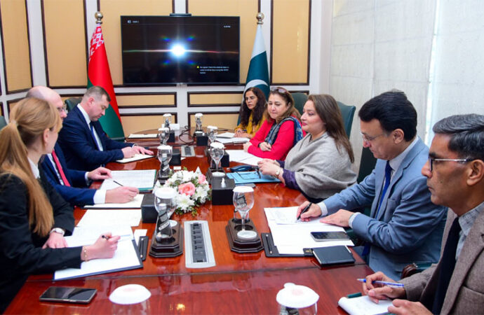 پاکستان،بیلاروس کاموسمیاتی مسائل سے نمٹنے کیلئے تعاون کے فروغ پراتفاق