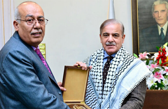 وزیراعظم کا فلسطینی عوام کے حق خودارادیت کیلئےغیرمتزلزل حمایت کا اعادہ