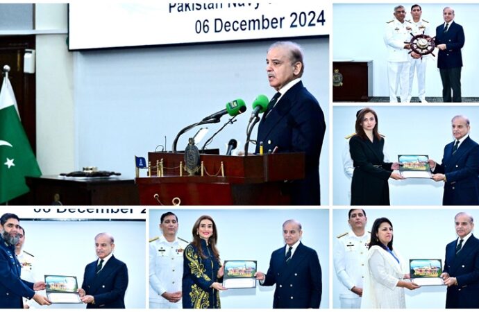 پاک بحریہ ملک کی سمندری حدود کے دفاع کیلئے پوری طرح تیار ہے:وزیراعظم