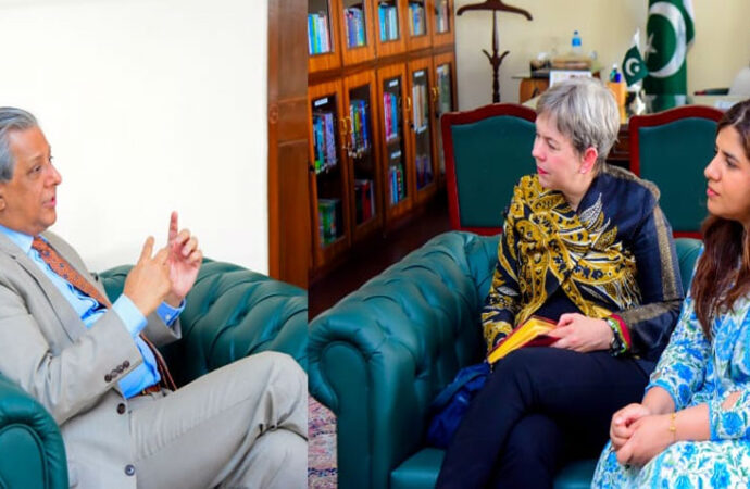 میٹا کی گلوبل ہیڈ برائے انسانی حقوق پالیسی کی وفاقی وزیر قانون سے ملاقات، ڈیجیٹل تحفظات پر تبادلہ خیال