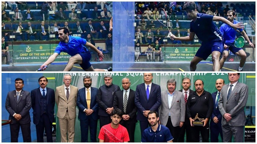 نور زمان نے چیف آف ایئر اسٹاف-سرینا ہوٹلز انٹرنیشنل اسکواش چیمپئن شپ 2024 جیت لی
