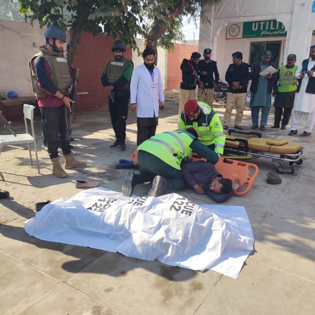 ڈسٹرکٹ جیل میں اینٹی ٹیرارسٹ موک ایکسر سائز کا انعقاد