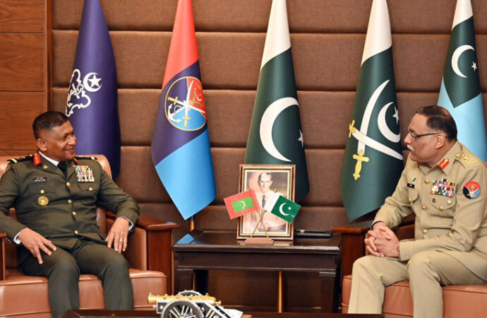 پاکستان اورمالدیپ کا مضبوط دفاعی تعلقات کیلئے تعاون بڑھانے کاعزم