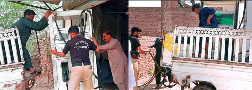 ضلعی انتظامیہ کی جانب سے غیر قانونی منی پٹرول پمپ کے خلاف گرینڈ آپریشن اپریشن جاری