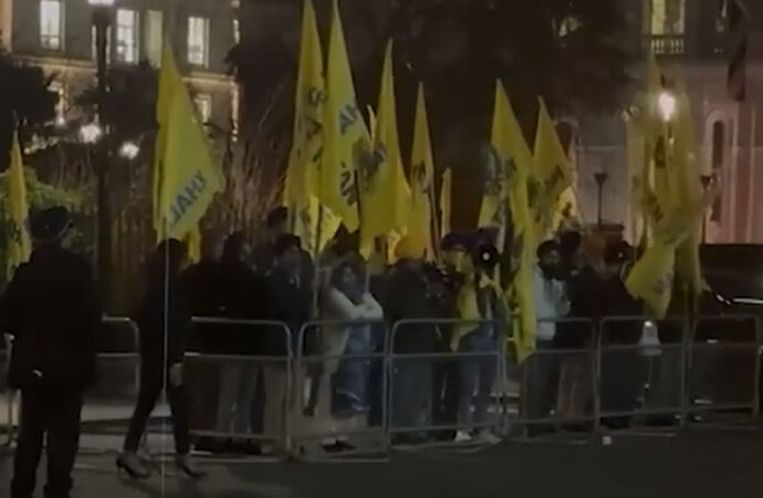 بھارتی وزیرخارجہ کے دورہ برطانیہ پرلندن میں سکھ برادری کااحتجاج