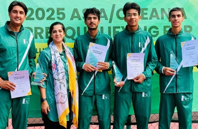 پاکستان نے جونیئر ڈیوس کپ جیت لیا