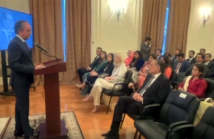 پاکستان مشن کی جانب سے سفیر منیر اکرم کے اعزاز میں الوداعی تقریب