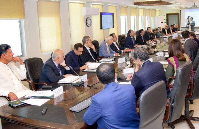 وزیر خزانہ کی زیر صدارت کابینہ کی اقتصادی رابطہ کمیٹی کا اجلاس