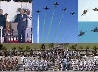 ایوان صدر اسلام آباد میں یوم پاکستان کی فوجی پریڈ کی شاندار تقریب