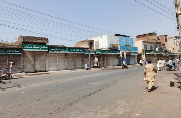 جماعت اسلامی کی اپیل پر آج جھنگ میں مکمل شٹر ڈاؤن