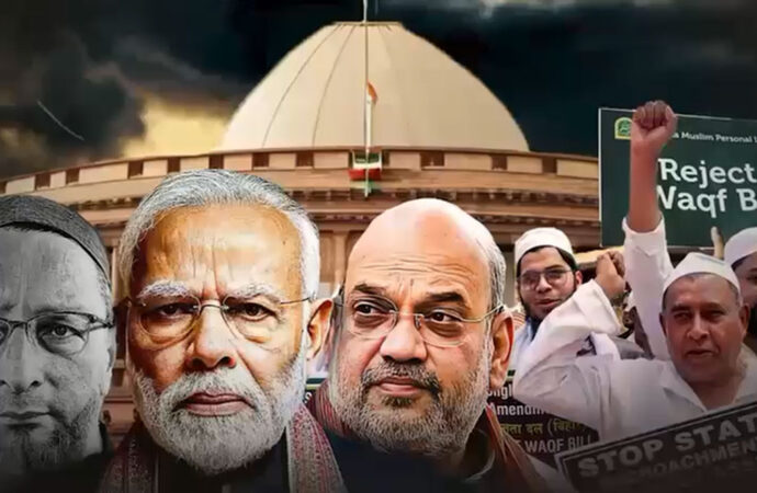 پورے بھارت میں متنازعہ وقف ترمیمی بل کی منظوری کیخلاف احتجاجی مظاہرے