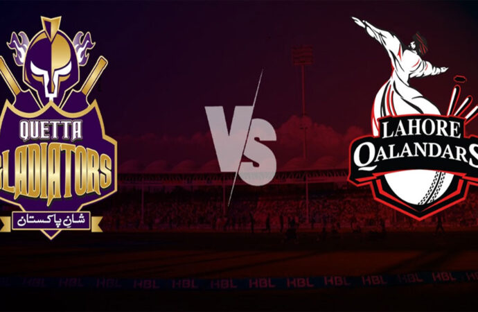 پاکستان سپر لیگ کا چوتھا میچ آج لاہور قلندرز اور کوئٹہ گلیڈی ایٹرز کے درمیان کھیلا جائے گا