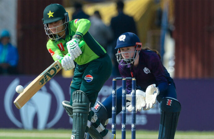 خواتین عالمی کپ کوالیفائر:پاکستان نے اسکاٹ لینڈ کو 6 وکٹوں سے ہرادیا