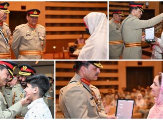 آرمی چیف نے فوجی افسران،جوانوں کونمایاں خدمات پراعزازات سے نوازا