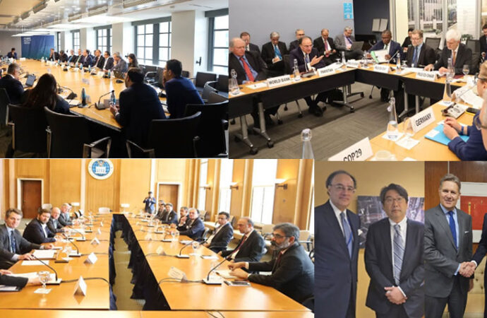 وزیرخزانہ کا موسمیاتی تبدیلی سے نمٹنےاورمعاشی تنوع کی ضرورت پرزور