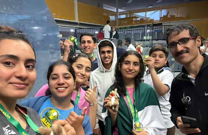 آسٹریلین جونیئر اوپن سکواش چیمپئن شپ،پاکستان نے چار طلائی،ایک چاندی کا تمغہ جیت لیا