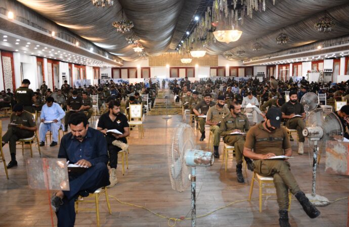 کانسٹیبلز کی محکمانہ ترقی کے لیے “لسٹ بی ون” امتحان کا انعقاد