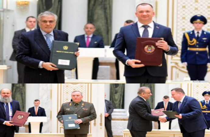 پاکستان اور بیلا روس کے کئی سمجھوتوں اور مفاہمت کی یادداشتوں پر دستخط