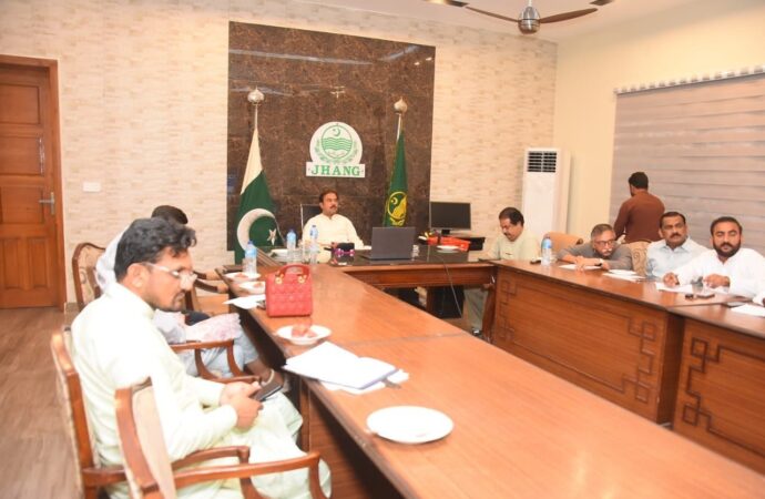 انسداد پولیو مہم کے آخری روز کیچ اپ ڈیز کی کوریج اور کارکردگی کے حوالہ سے میٹنگ