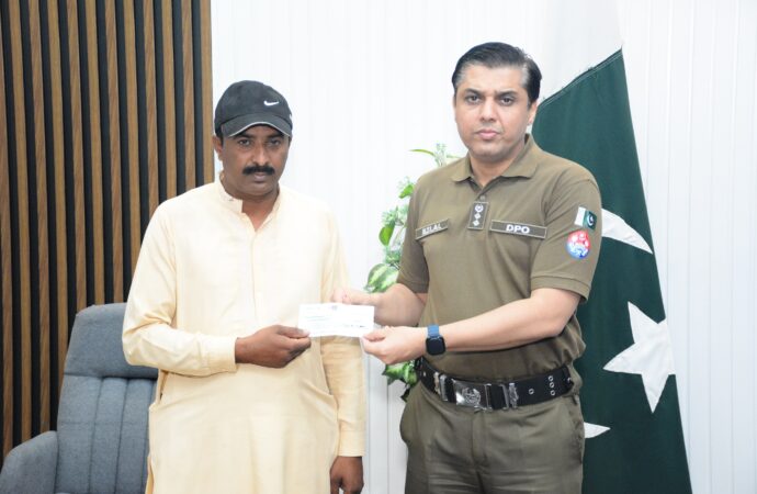 شہدائے پولیس کے خاندانوں کی ویلفئیر ترجیحی بنیادوں پر جاری ہے