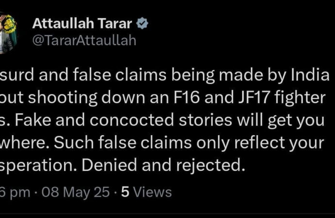 بھارت کے ایف16 اور جے ایف 17 کو مار گرانے کے بے بنیاد اور جھوٹے دعوے