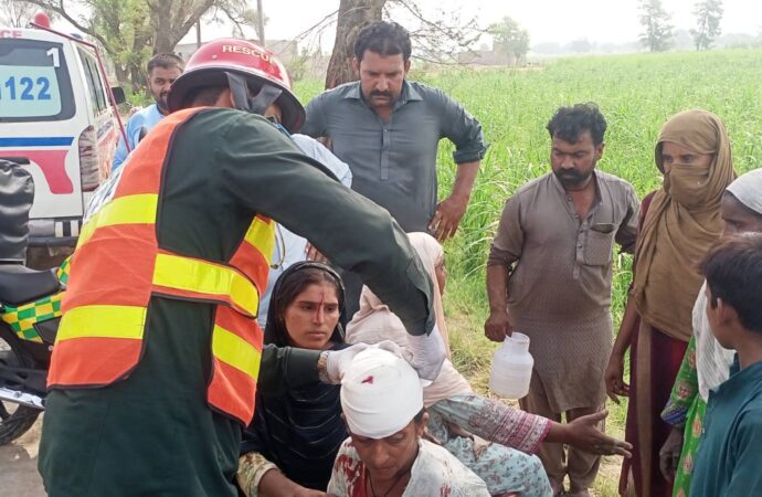 ریسکیو 1122 کو گزشتہ ماہ میں 29445 کالز موصول ہوئیں جن میں ایمر جنسی 8280 کالز تھیں