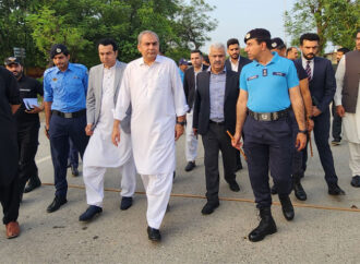 وزیر داخلہ کا جی سکس میں مرکزی امام بارگاہ کا دورہ