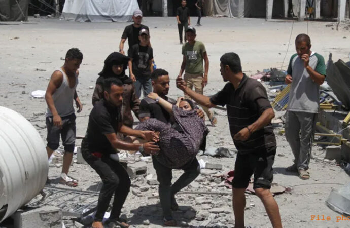 غزہ،امدادی مرکز کے قریب اسرائیلی حملوں میں 34 فلسطینی شہید