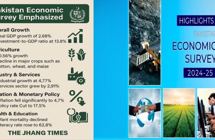 پاکستان کا اقتصادی جائزہ 2024-25 جاری — معیشت میں بہتری، مگر زرعی و صنعتی شعبے اب بھی دباؤ میں