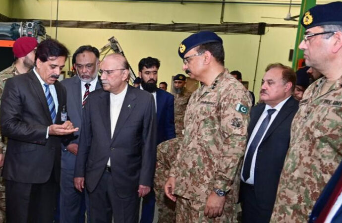 پی او ایف کا دفاعی پیداوار میں کردار قابل ستائش ہے، صدر مملکت