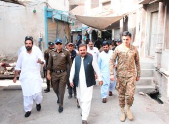 ڈپٹی کمشنر،ڈی پی او کا پاک آرمی کے افسران کے ہمراہ محرم الحرام کے مرکزی جلوس کے روٹس کا دورہ، سیکیورٹی انتظامات کا تفصیلی جائزہ لیا