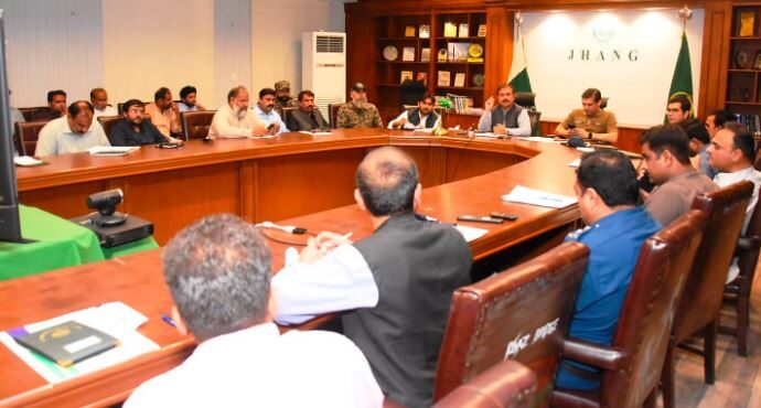 ڈپٹی کمشنرعلی اکبر بھنڈر اور ڈی پی او کیپٹن ر بلال افتخار کیانی کی زیر صدارت محرم الحرام کے حوالے سے خصوصی اجلاس منعقد ہوا