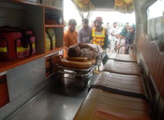 پراڈائز سٹی گوجرہ روڈ پر 2 موٹرسائیکلز میں تصادم 2 افراد زخمی، ریسکیو