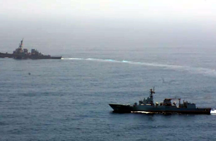 شمالی بحرہند میں پاک اور امریکی بحری افواج کی مشق