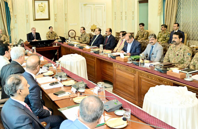 وزیرِاعظم شہباز شریف کی زیر صدارت انسدادِ دہشت گردی اسٹیئرنگ کمیٹی کا اعلیٰ سطحی اجلاس: پاکستان دہشت گردی کے مکمل خاتمے کے لیے پُرعزم ہے