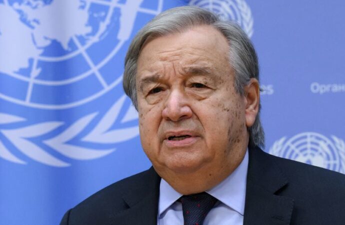 انتونیو گوتریس کا جنوبی شام میں شفاف تحقیقات کا مطالبہ