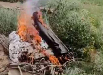 بھارتی فضائیہ کا لڑاکا طیارہ راجھستان میں گر کر تباہ