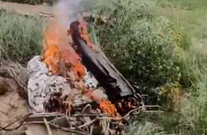 بھارتی فضائیہ کا لڑاکا طیارہ راجھستان میں گر کر تباہ