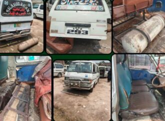 سیکرٹری روڈ ٹرانسپورٹ اتھارٹی کی کاروائی غیر معیاری سنلڈرز کا استعمال 13 گاڑیاں اور سلنڈر قبضے میں لے لئے گئے