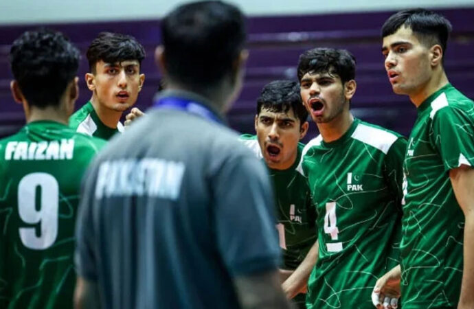 ایشین والی بال چیمپئن شپ،پاکستان نے چینی تائپے کوہرا دیا