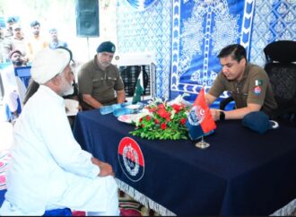 ڈی پی او کیپٹن (ر) بلال افتخار کیانی کی پولیس چوکی سارنگ شہید (تھانہ موچیوالا) میں کھلی کچہری کا انعقاد