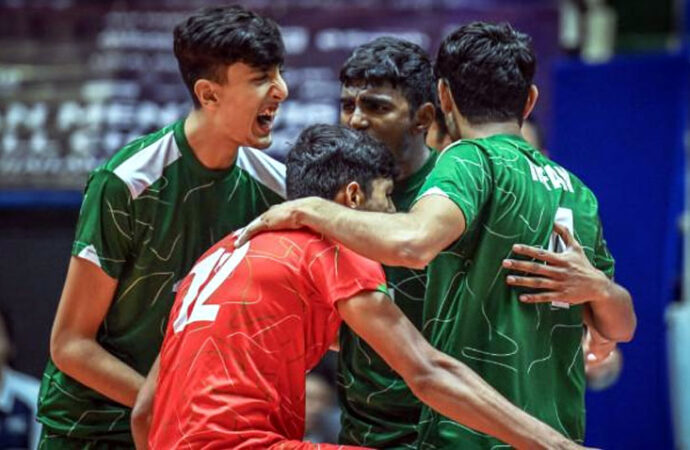 پاکستان انڈر-16 والی بال ٹیم سیمی فائنل میں پہنچ گئی، انڈونیشیا کو شکست