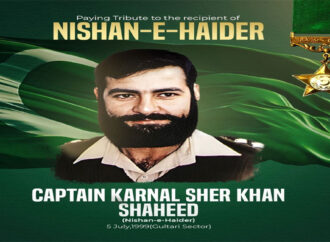کیپٹن کرنل شیرخان شہید نشان حیدرکی 26ویں برسی آج منائی گئی