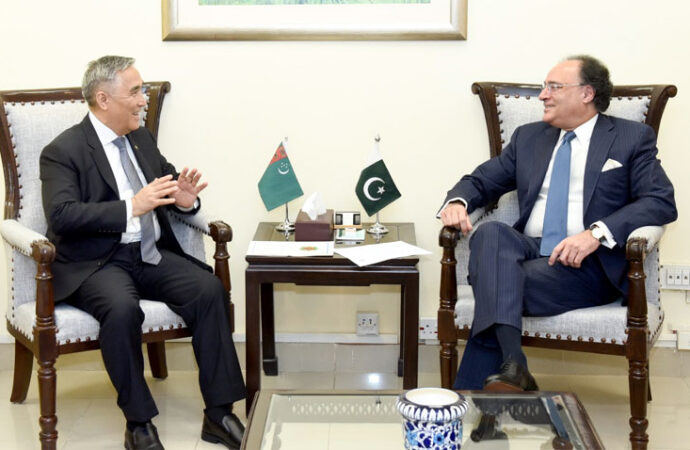 وزیرخزانہ کا ترکمانستان کے ساتھ تعلقات مزیدمضبوط بنانے کے عزم کا اعادہ