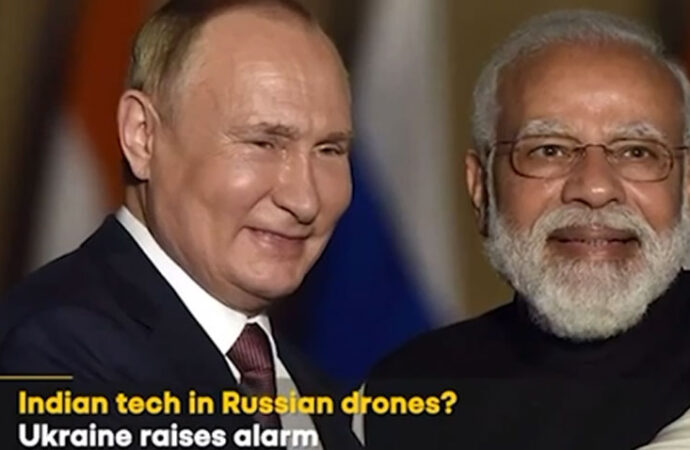 بھارتی پرزے یوکرین کے خلاف روسی جنگی ڈرونز میں استعمال ہونے کا انکشاف